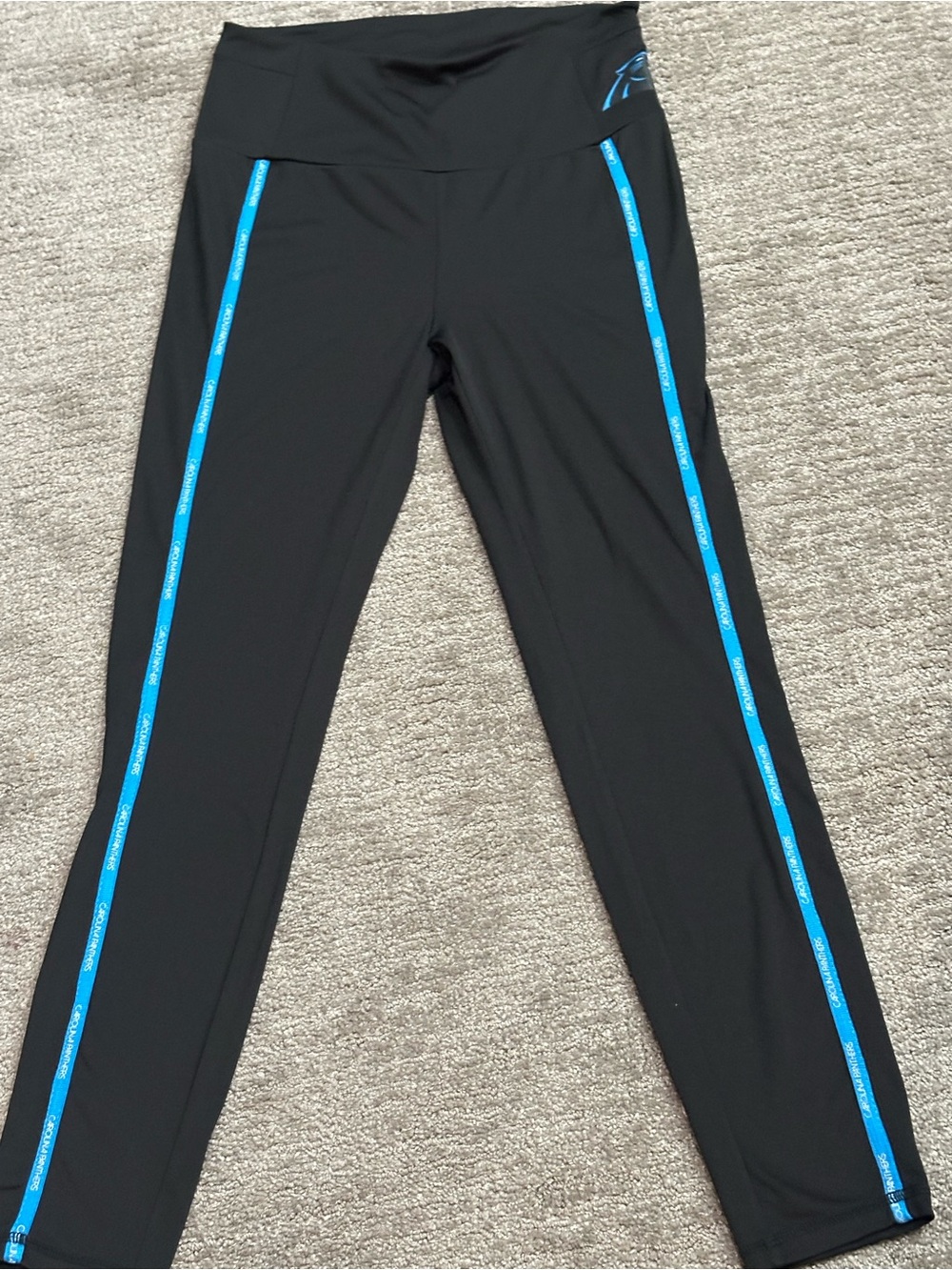 Women's WEAR by Erin Andrews Black Carolina Panther Full-Length Leggings